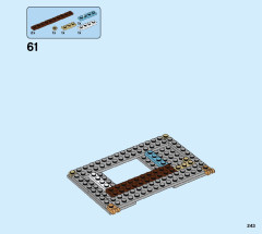 LEGO 31105 instructions page 243 – build guide
