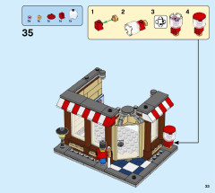 LEGO 31105 instructions page 33 – build guide