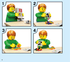 LEGO 31105 instructions page 4 – build guide