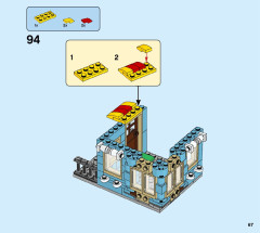 LEGO 31105 instructions page 67 – build guide