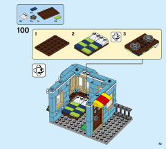 LEGO 31105 instructions page 73 – build guide