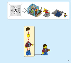 LEGO 31105 instructions page 77 – build guide