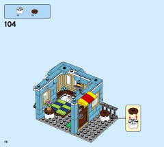 LEGO 31105 instructions page 78 – build guide