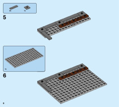 LEGO 31105 instructions page 8 – build guide