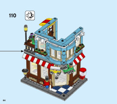 LEGO 31105 instructions page 84 – build guide