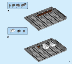 LEGO 31105 instructions page 9 – build guide