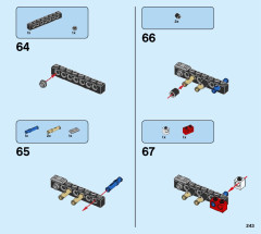 LEGO 31107 instructions page 243 – build guide