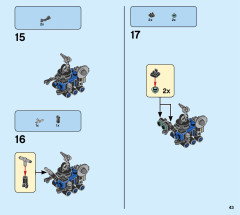 LEGO 31107 instructions page 43 – build guide