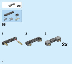 LEGO 31107 instructions page 74 – build guide