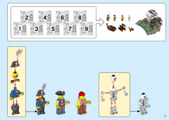 LEGO 31109 instructions page 3 – build guide