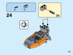 LEGO 31111 instructions page 21 – build guide