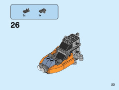 LEGO 31111 instructions page 23 – build guide