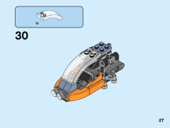 LEGO 31111 instructions page 27 – build guide
