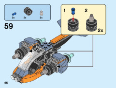 LEGO 31111 instructions page 46 – build guide
