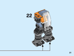 LEGO 31111 instructions page 21 – build guide