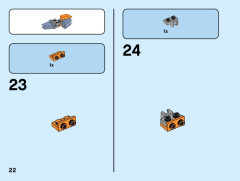 LEGO 31111 instructions page 22 – build guide