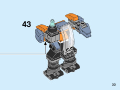 LEGO 31111 instructions page 33 – build guide