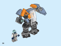 LEGO 31111 instructions page 34 – build guide