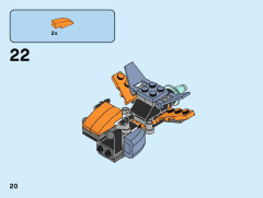 LEGO 31111 instructions page 20 – build guide