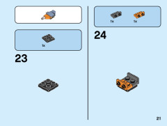 LEGO 31111 instructions page 21 – build guide