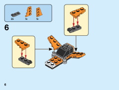 LEGO 31111 instructions page 6 – build guide