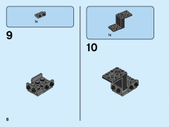 LEGO 31111 instructions page 8 – build guide