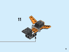 LEGO 31111 instructions page 9 – build guide