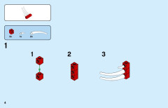 LEGO 31112 instructions page 4 – build guide