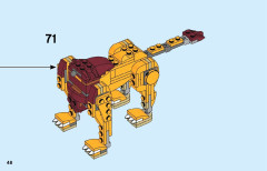 LEGO 31112 instructions page 48 – build guide