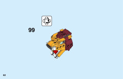 LEGO 31112 instructions page 62 – build guide