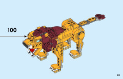 LEGO 31112 instructions page 63 – build guide