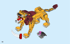 LEGO 31112 instructions page 64 – build guide