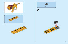 LEGO 31112 instructions page 7 – build guide