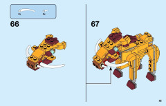 LEGO 31112 instructions page 41 – build guide