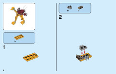 LEGO 31112 instructions page 2 – build guide