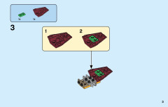 LEGO 31112 instructions page 3 – build guide