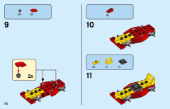 LEGO 31113 instructions page 72 – build guide