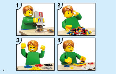 LEGO 31115 instructions page 2 – build guide