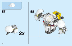 LEGO 31115 instructions page 34 – build guide