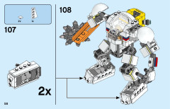LEGO 31115 instructions page 58 – build guide