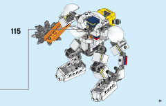 LEGO 31115 instructions page 61 – build guide