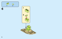 LEGO 31115 instructions page 8 – build guide