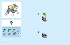 LEGO 31115 instructions page 2 – build guide