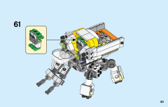LEGO 31115 instructions page 43 – build guide