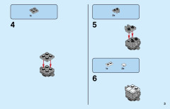 LEGO 31115 instructions page 3 – build guide