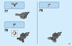 LEGO 31115 instructions page 43 – build guide