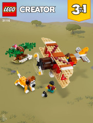 LEGO 31116 instructions page 1 – build guide