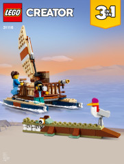 LEGO 31116 instructions page 1 – build guide