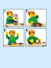 LEGO 31116 instructions page 2 – build guide