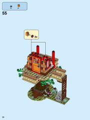 LEGO 31116 instructions page 54 – build guide